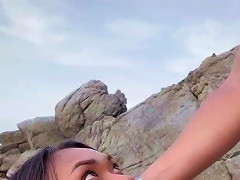 Fembaby Fucked At The Beach